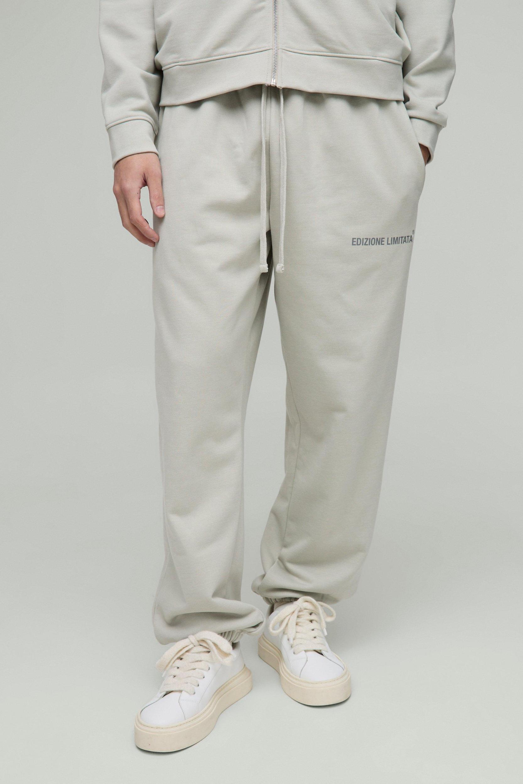 Oversized Edizione Limitata Heavyweight Sweatpants | boohooMAN USA Product Image