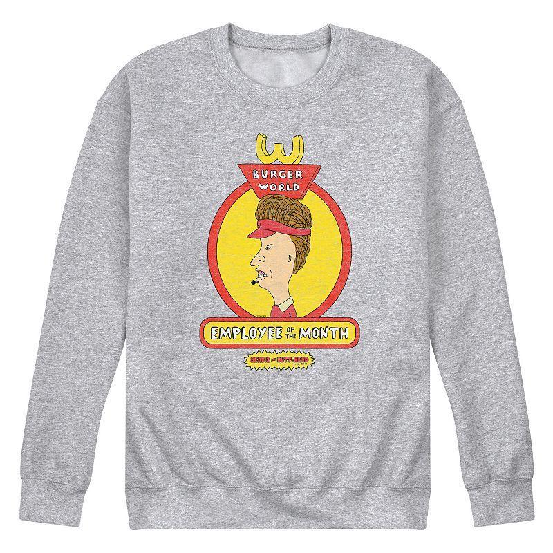 Mens Beavis And Butthead Employee Of The Month Sweatshirt Product Image