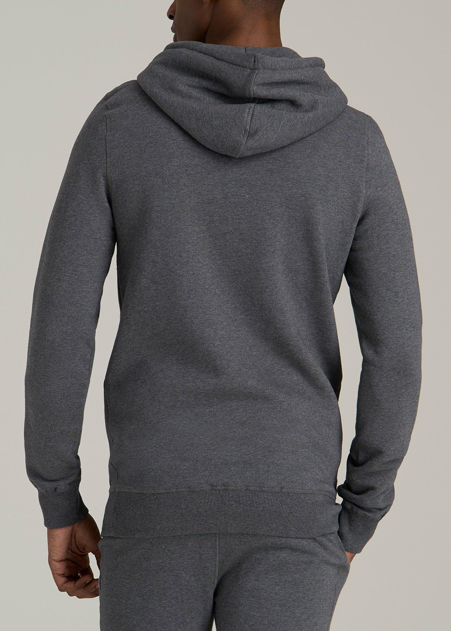 Wearever 2.0 Fleece Hoodie for Tall Men in Charcoal Mix Product Image