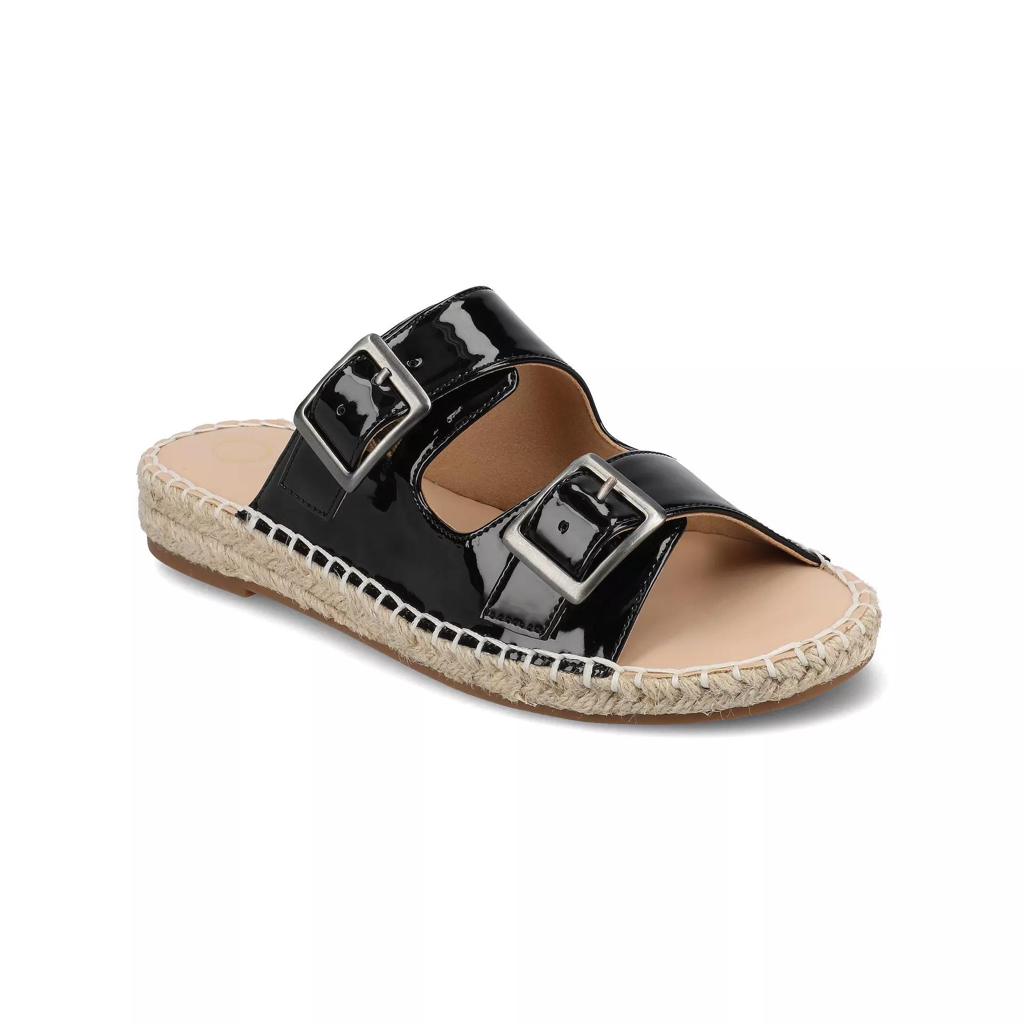 Journee Womens Tresah Double Strap Espadrille Sandals Product Image