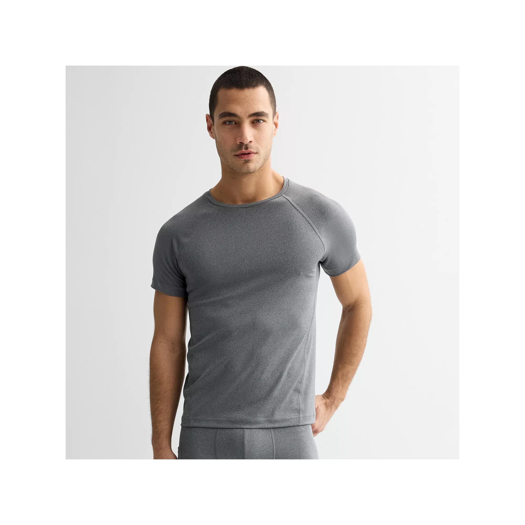 Men's Tek Gear® Base Layer Top, Size: Large, Grey Texture Product Image