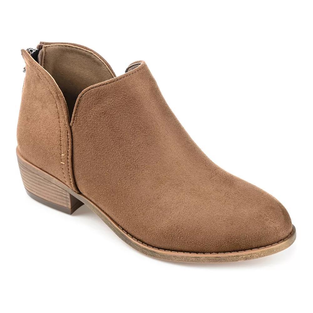 Journee Livvy Women's Ankle Boots, Girl's, Size: 12, Brown Product Image