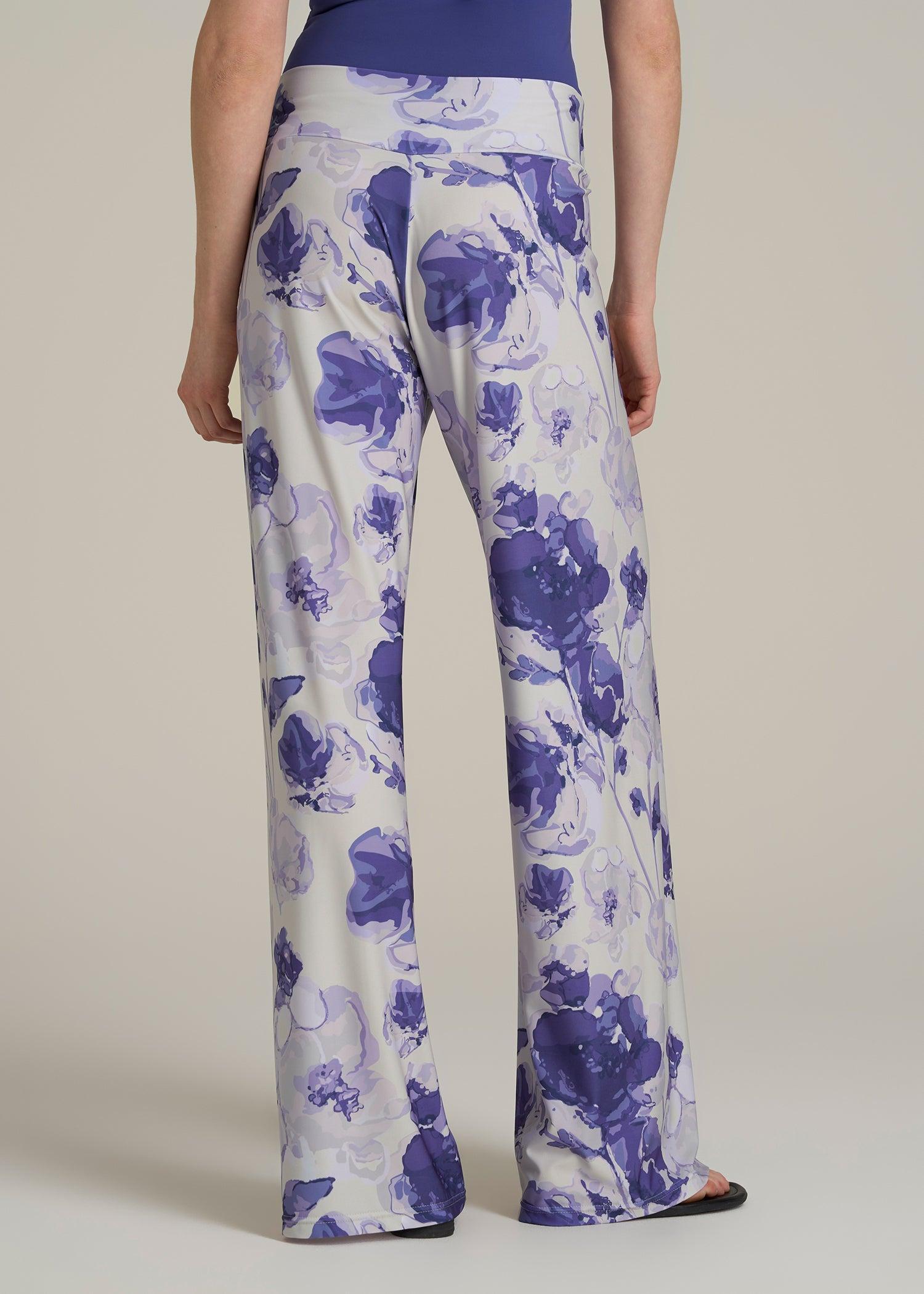 Pull On Breezy Wide Leg Pants for Tall Women in Petal Wash Product Image