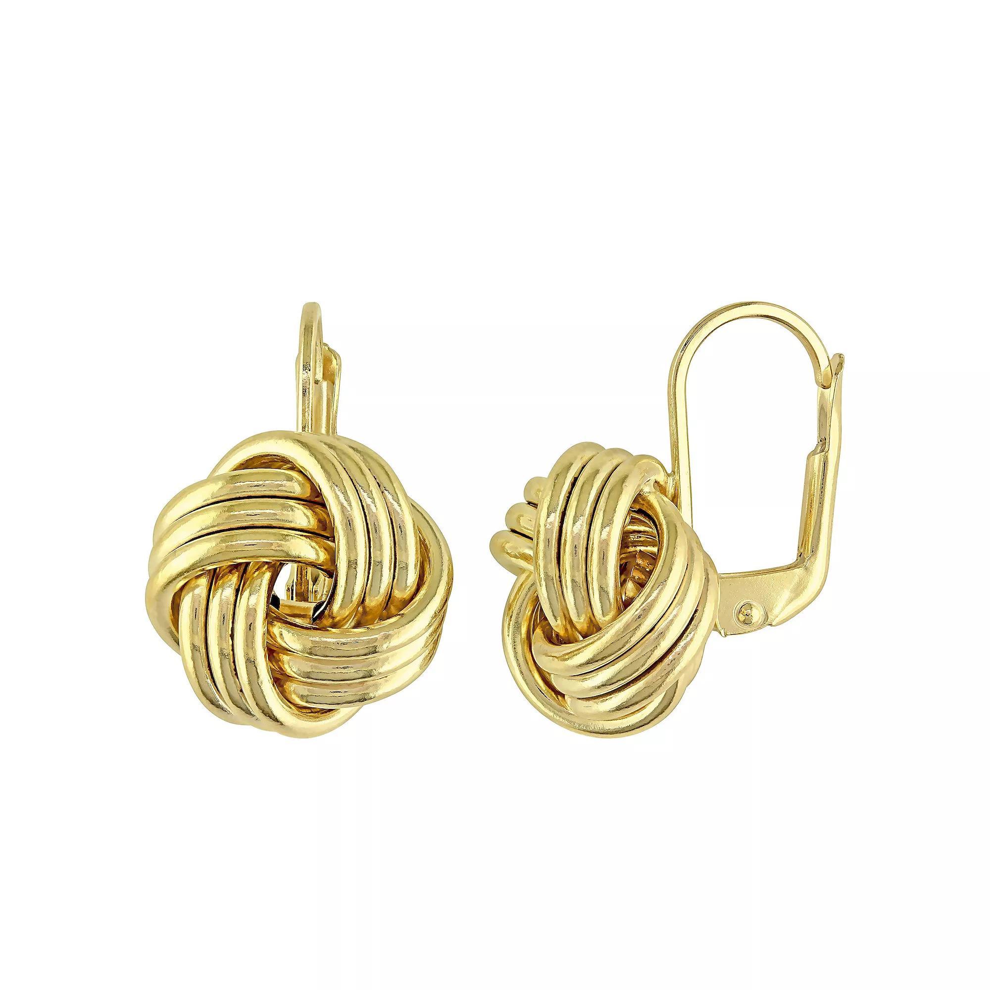Stella Grace Entwined Love Knot Earrings, Women's, 10k Gold Product Image
