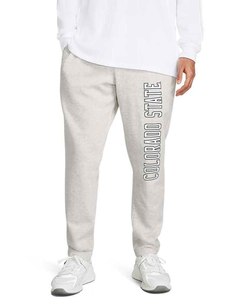Men's UA Rival Fleece Collegiate Open Bottom Pants Product Image
