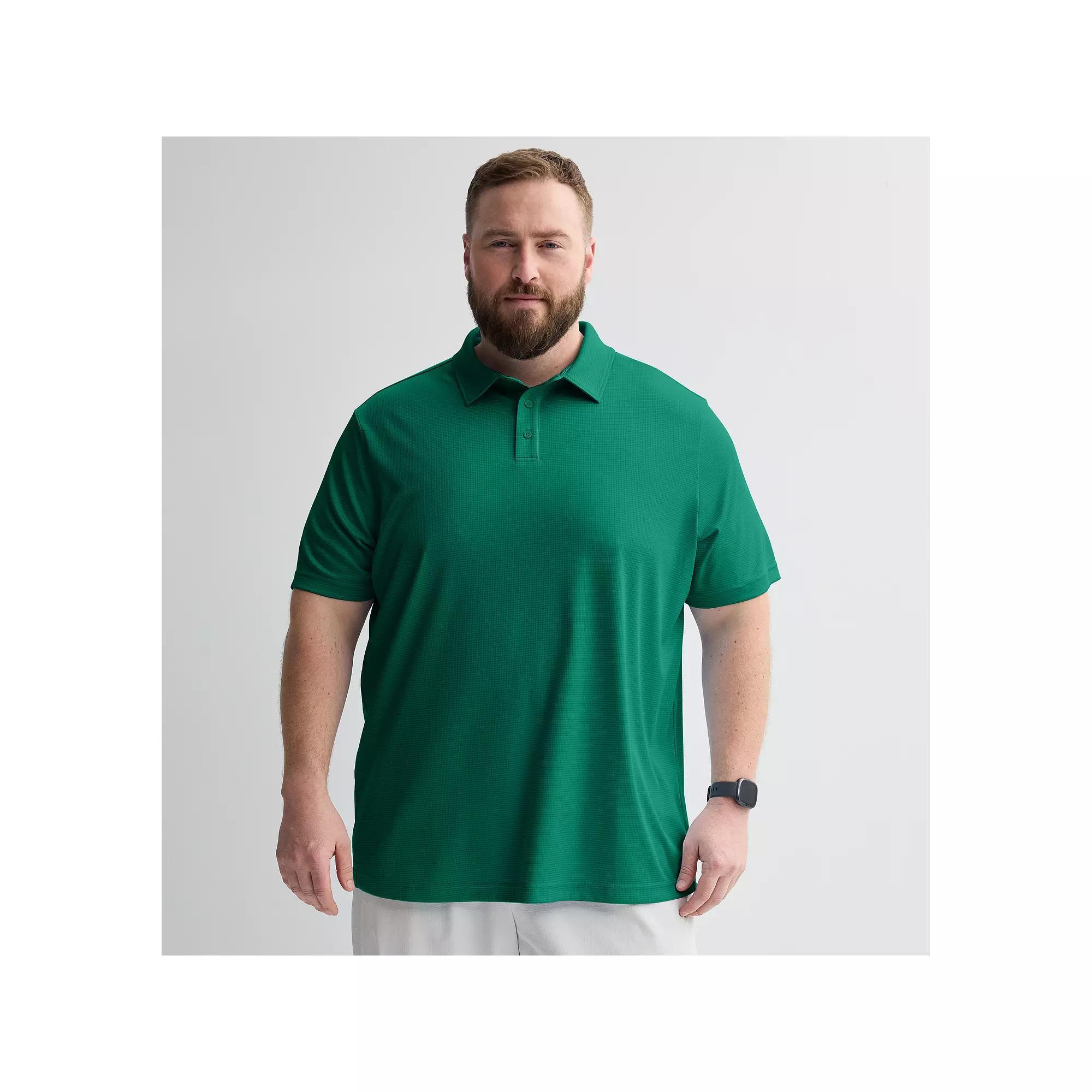 Big & Tall Tek Gear® Dry Tek Polo, Men's, Size: 4XB, Scotch Green Product Image