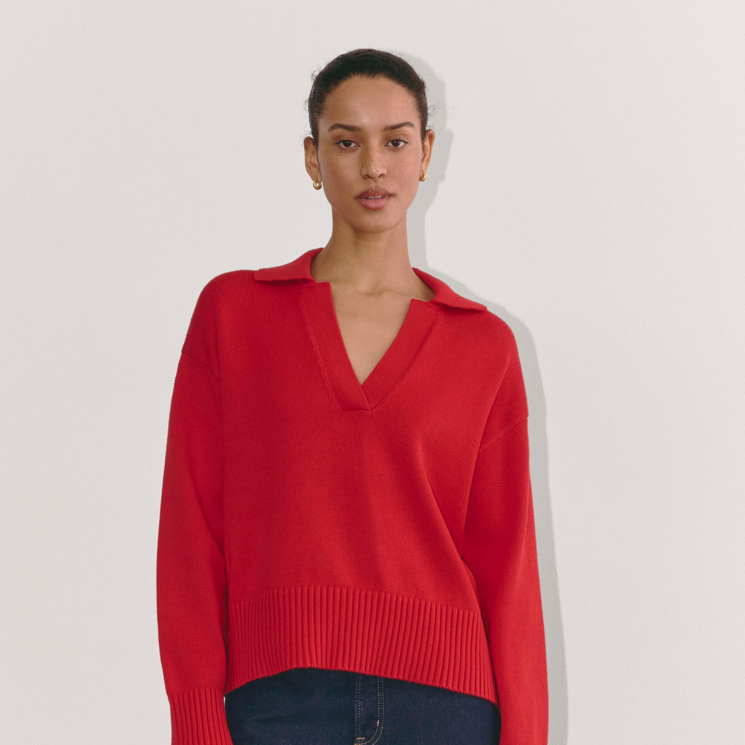 The Boxy Polo in Everyday Cotton Product Image