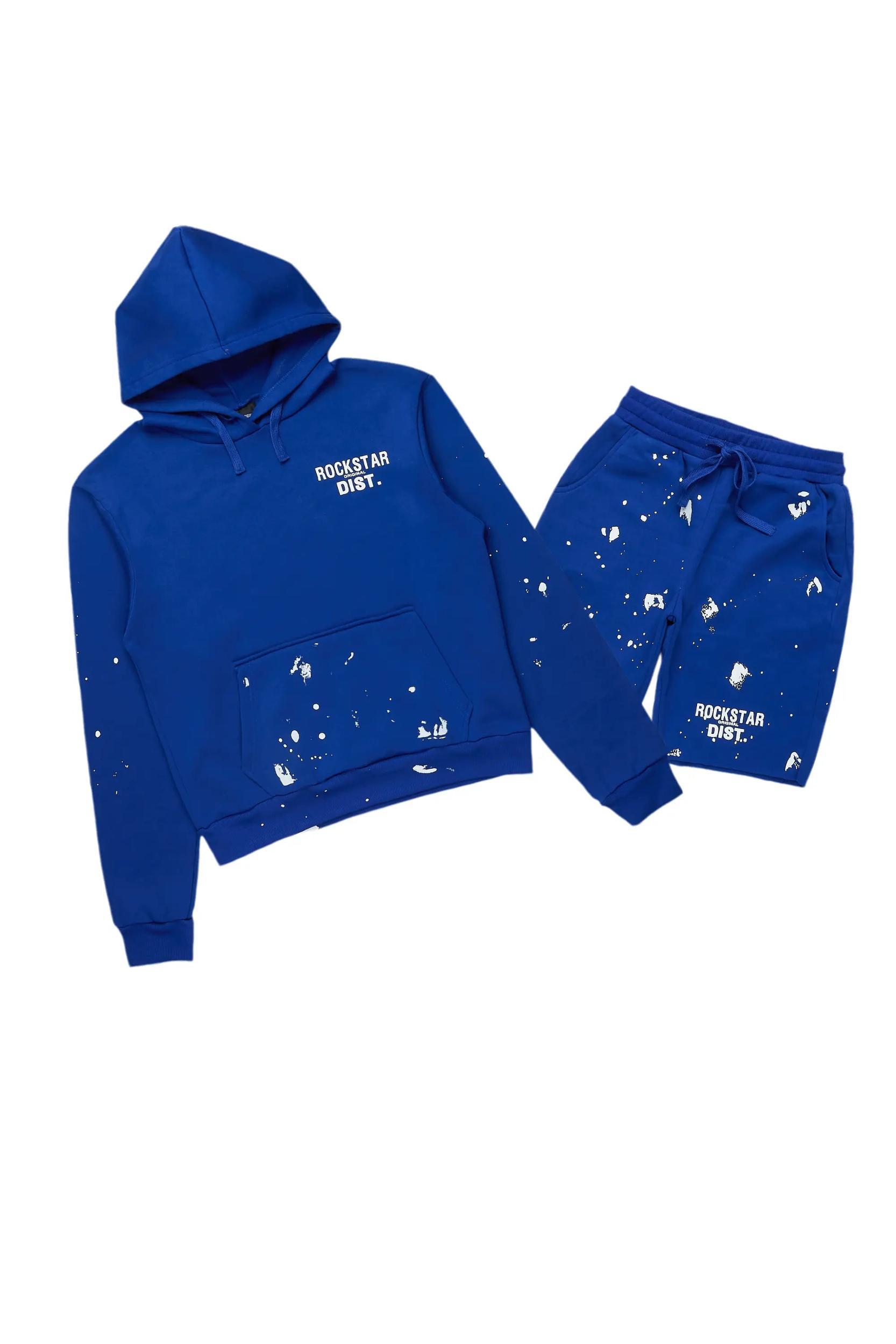 Just Between Us Royal Blue Short Set Female Product Image