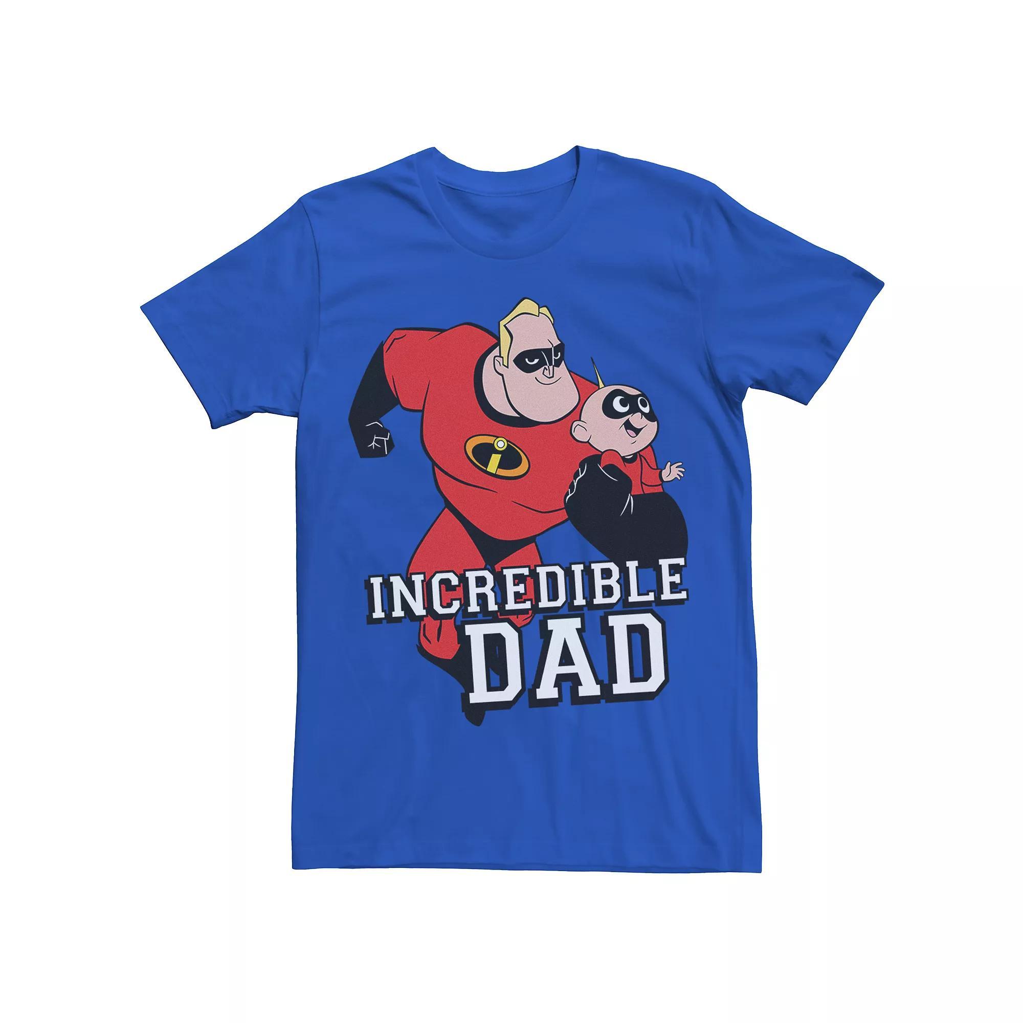 Disney / Pixar's The Incredibles Men's 2 Hero Dad Tee, Size: Medium, Royal Product Image