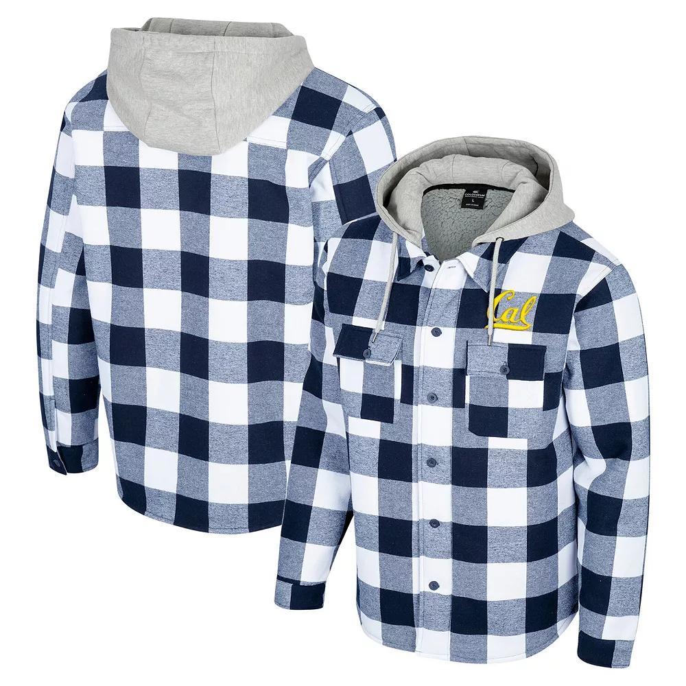 Men's Colosseum Black/White Florida Gators Buffalo Plaid Full-Zip Jacket, Size: Large Product Image