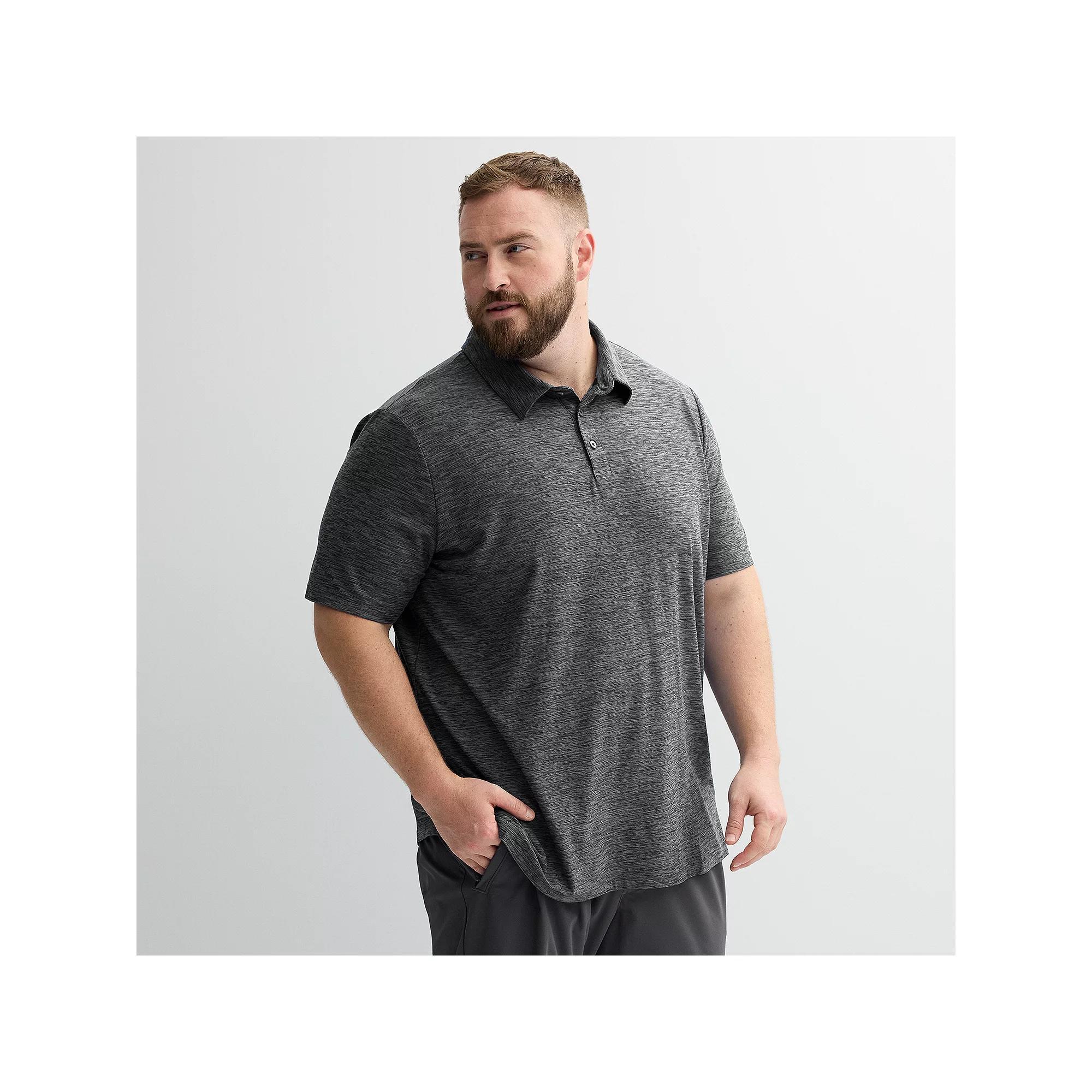 Big & Tall FLX Wander Polo, Men's, Size: 3XB, Green Grey Product Image