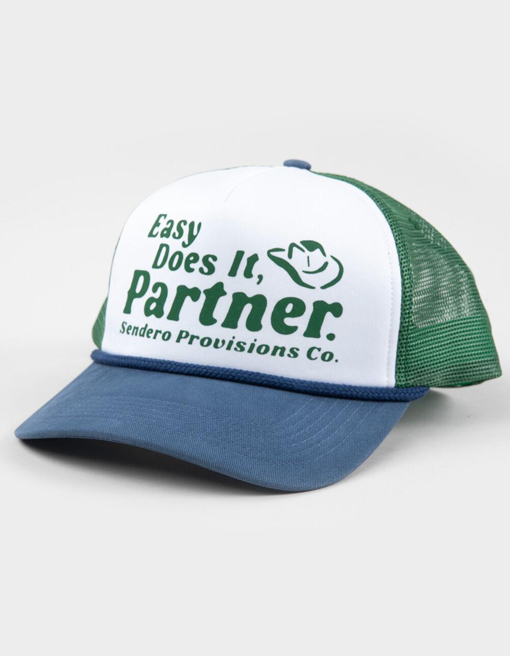SENDERO PROVISIONS CO. Easy Does It Trucker Hat - WHILE/MULTI Product Image