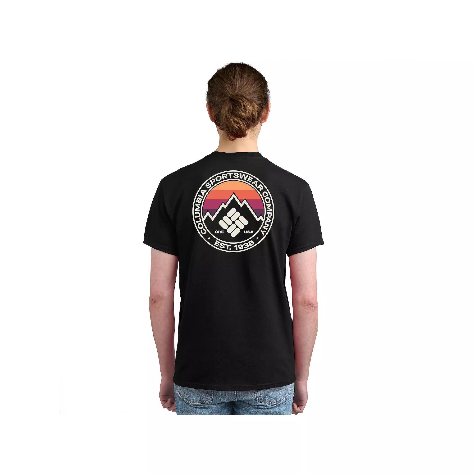 Mens Columbia Short Sleeve Graphic Tee Product Image