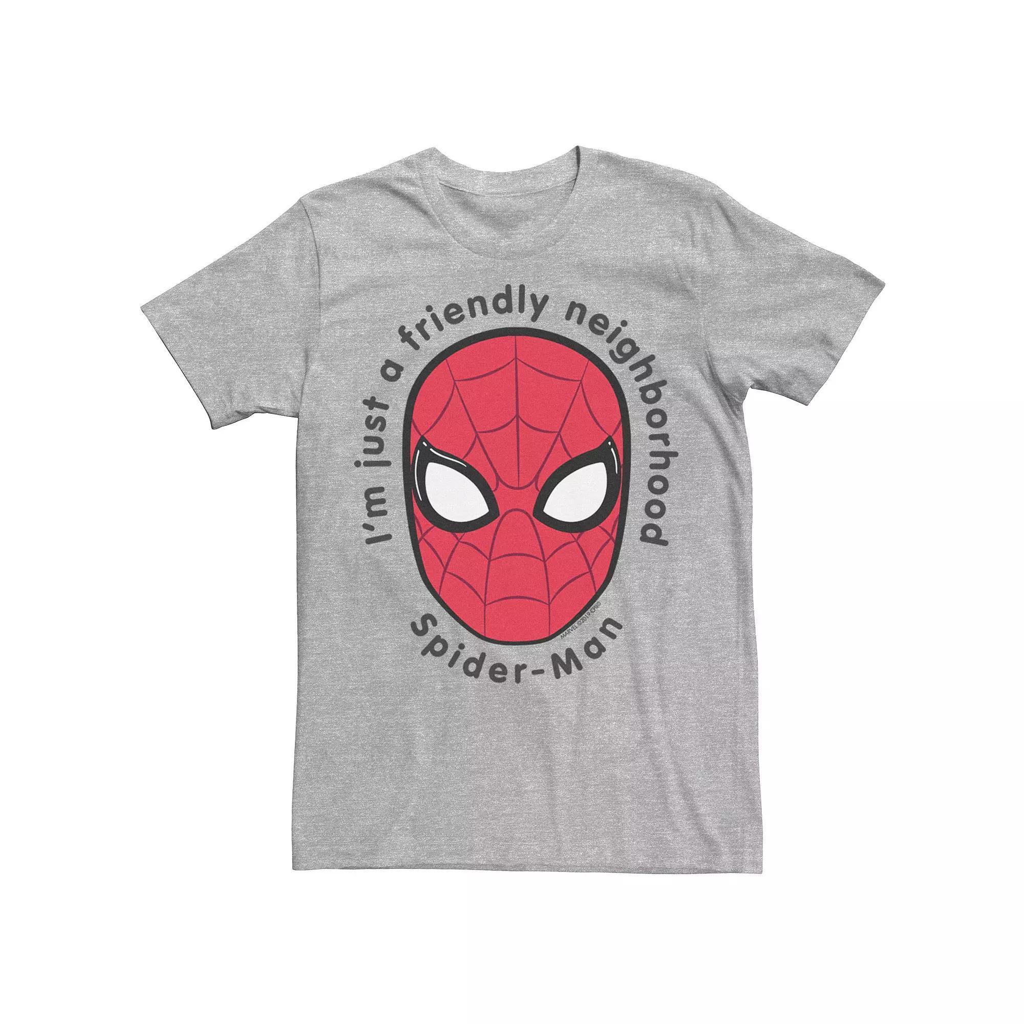 Men's Marvel Spider-Man Far From Home Friendly Neighborhood Hero Graphic Tee, Size: XXL, Athletic Grey Product Image