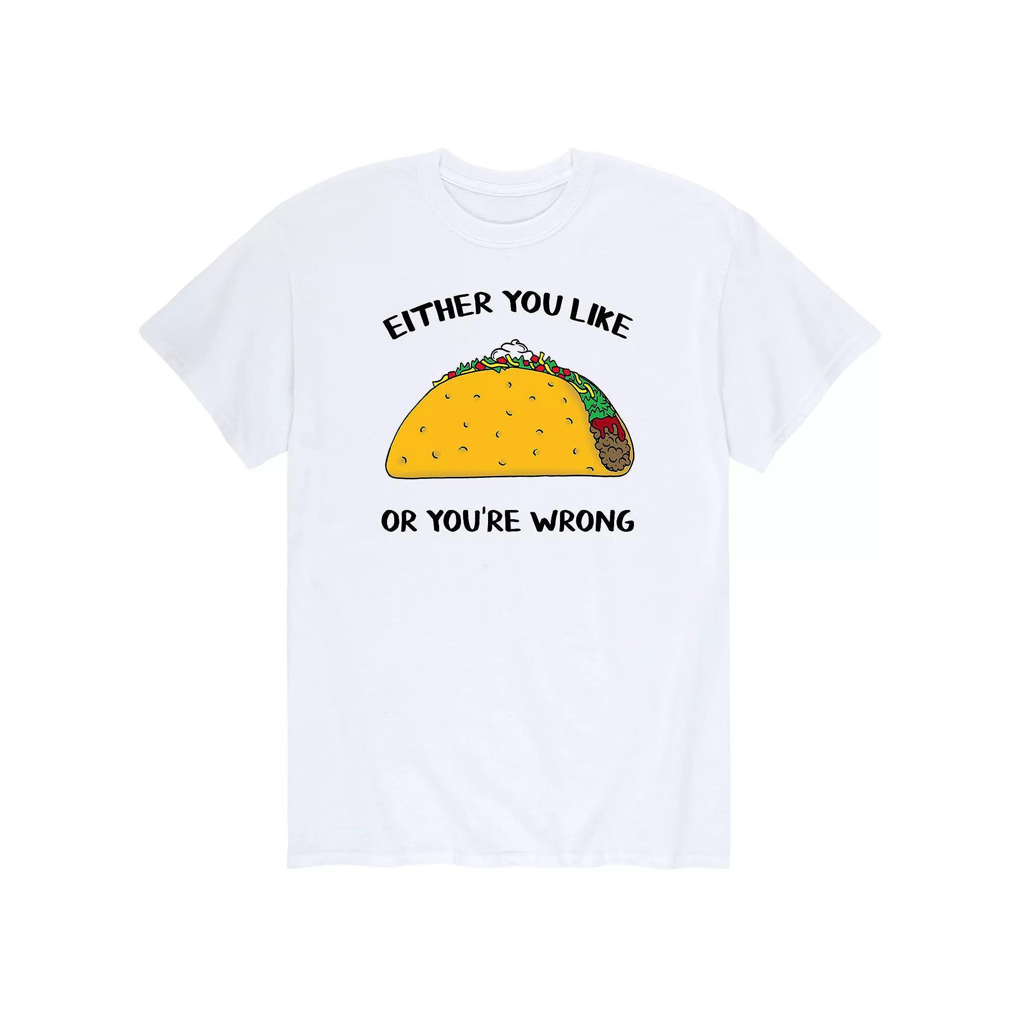Mens Like Tacos Graphic Tee Product Image