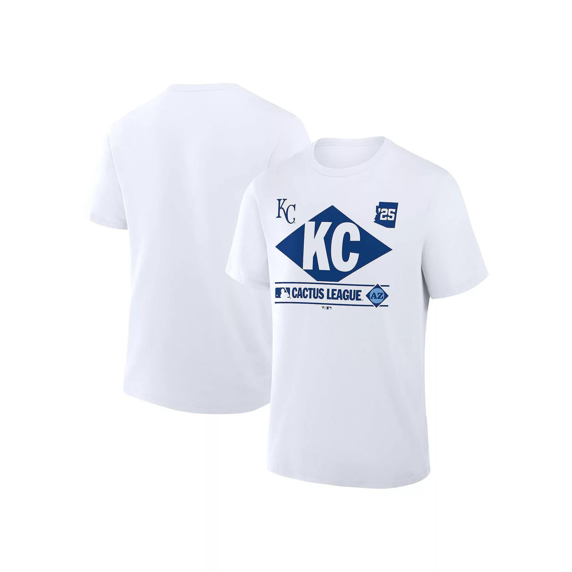 Men's Fanatics White Kansas City Royals 2025 Spring Training Cactus League True Icon T-Shirt, Size: Large Product Image