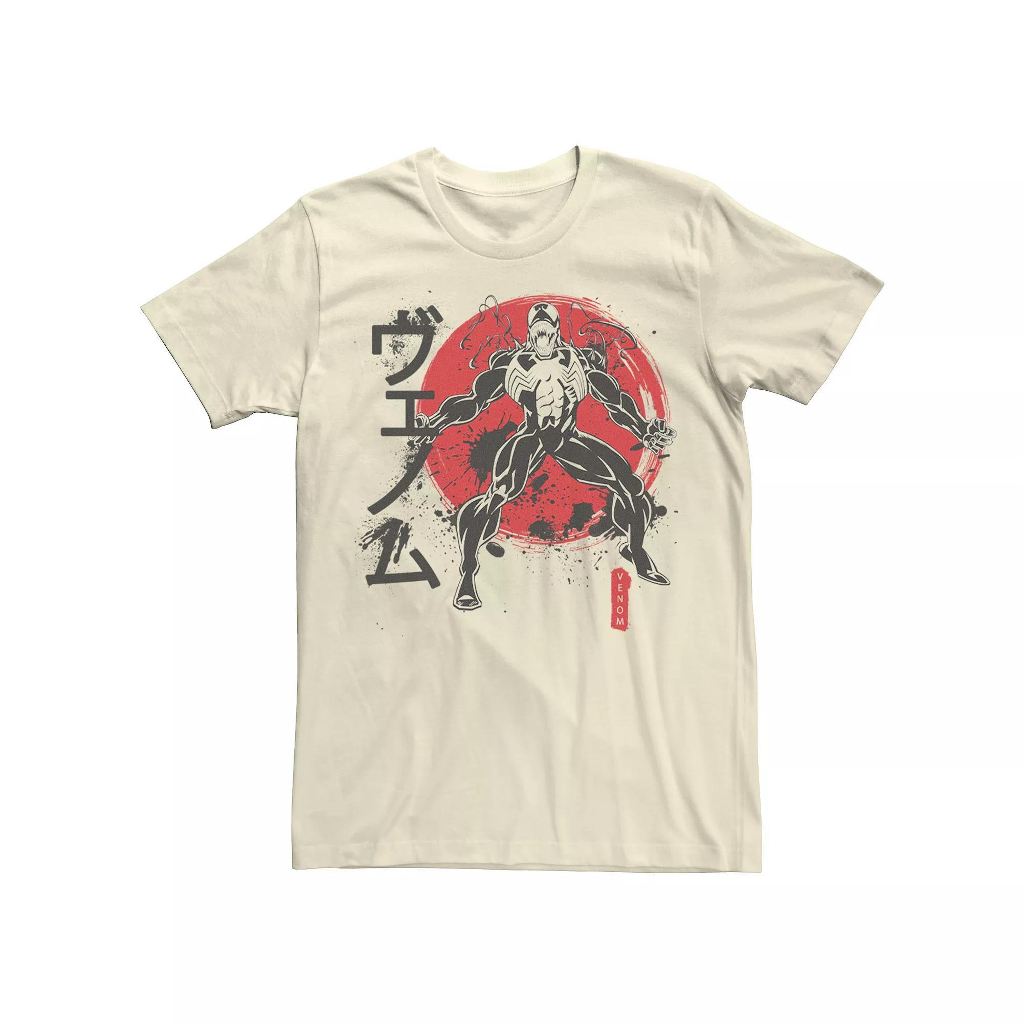 Mens Marvel Venom Kanji Portrait Graphic Tee Product Image