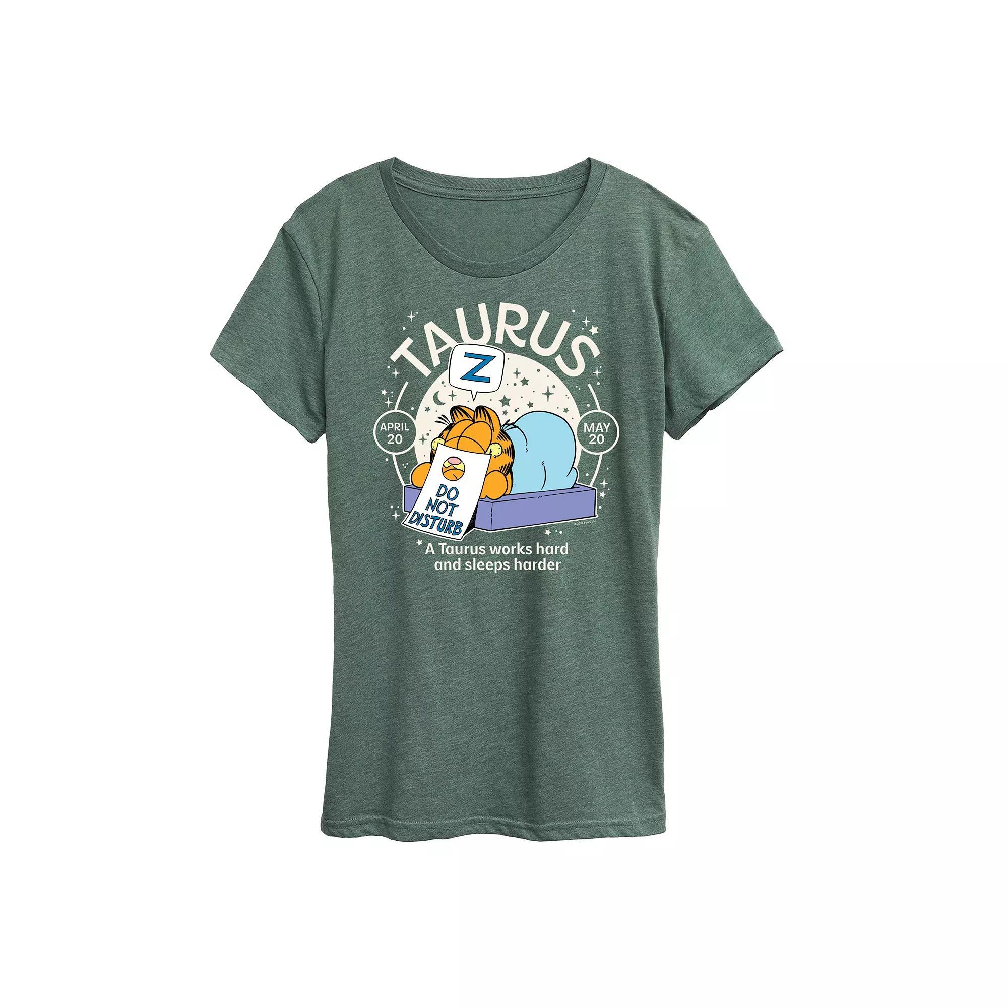 Womens Garfield Taurus Graphic Tee Product Image