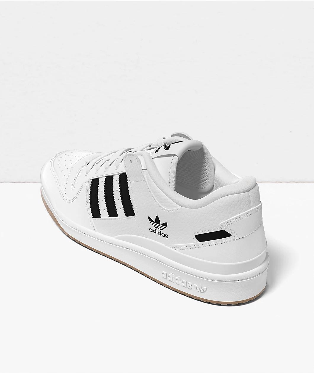 adidas Forum 84 Low White, Black & Gum Shoes Product Image