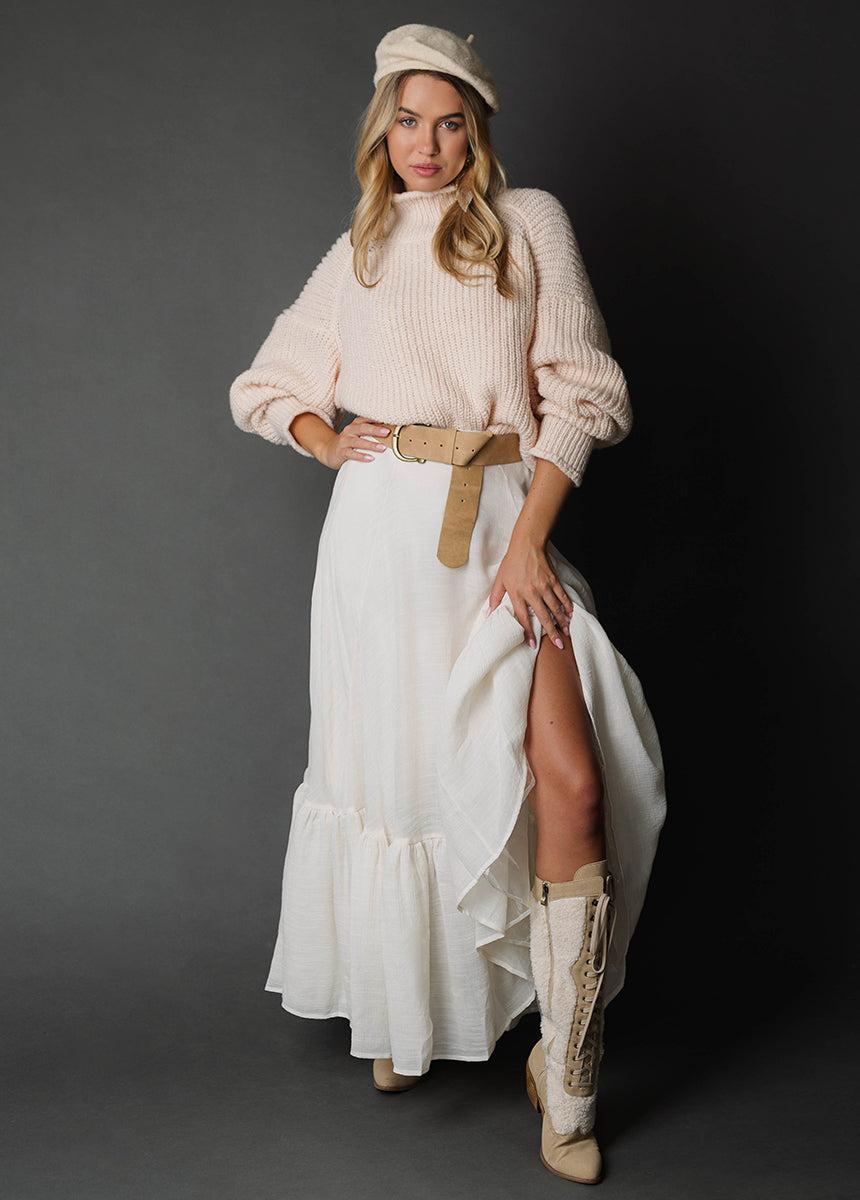 Kenzie Sweater in Heather Shell Female Product Image
