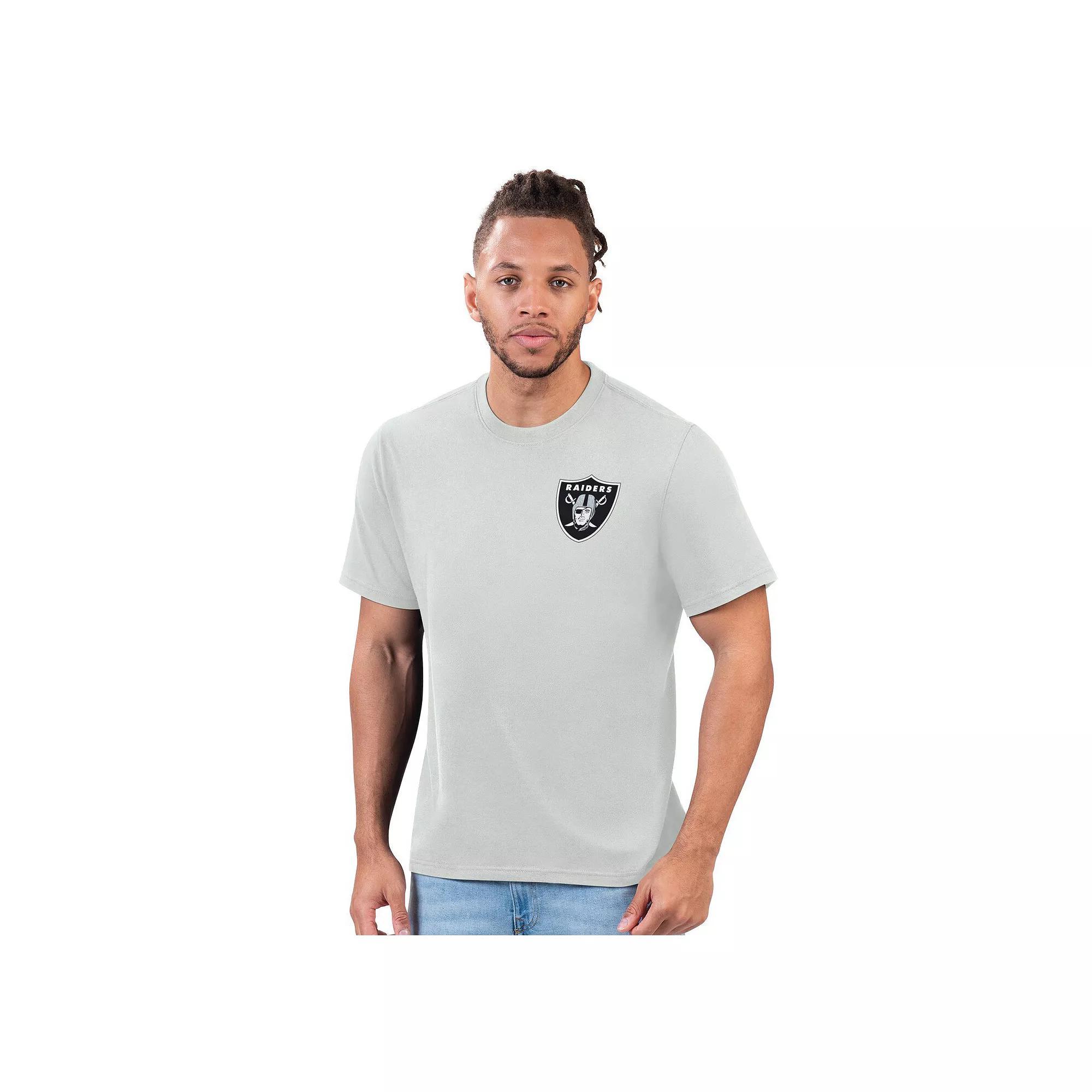 Men's Margaritaville Gray Las Vegas Raiders Flip Flop T-Shirt, Size: 2XL, Lvr Grey Product Image