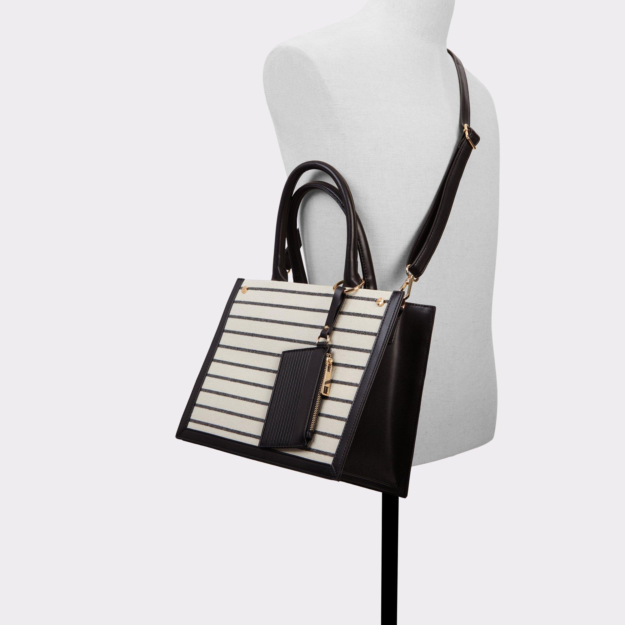ALDO Daspiassx - Women's Tote Handbag - Black Combo Mixed Material Product Image