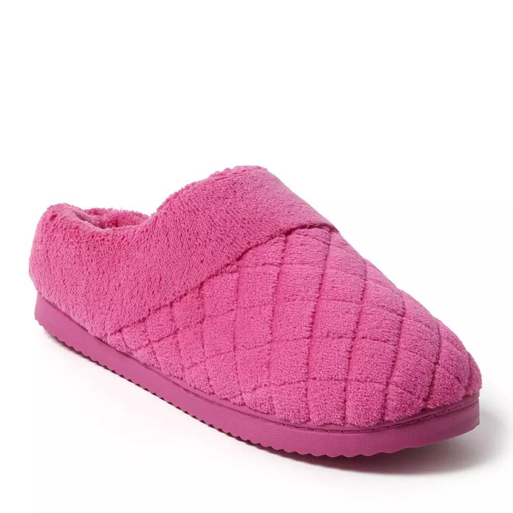 Dearfoams Libby Women's Quilted Terry Clog Slippers, Size: Large, Paradise Pink Product Image
