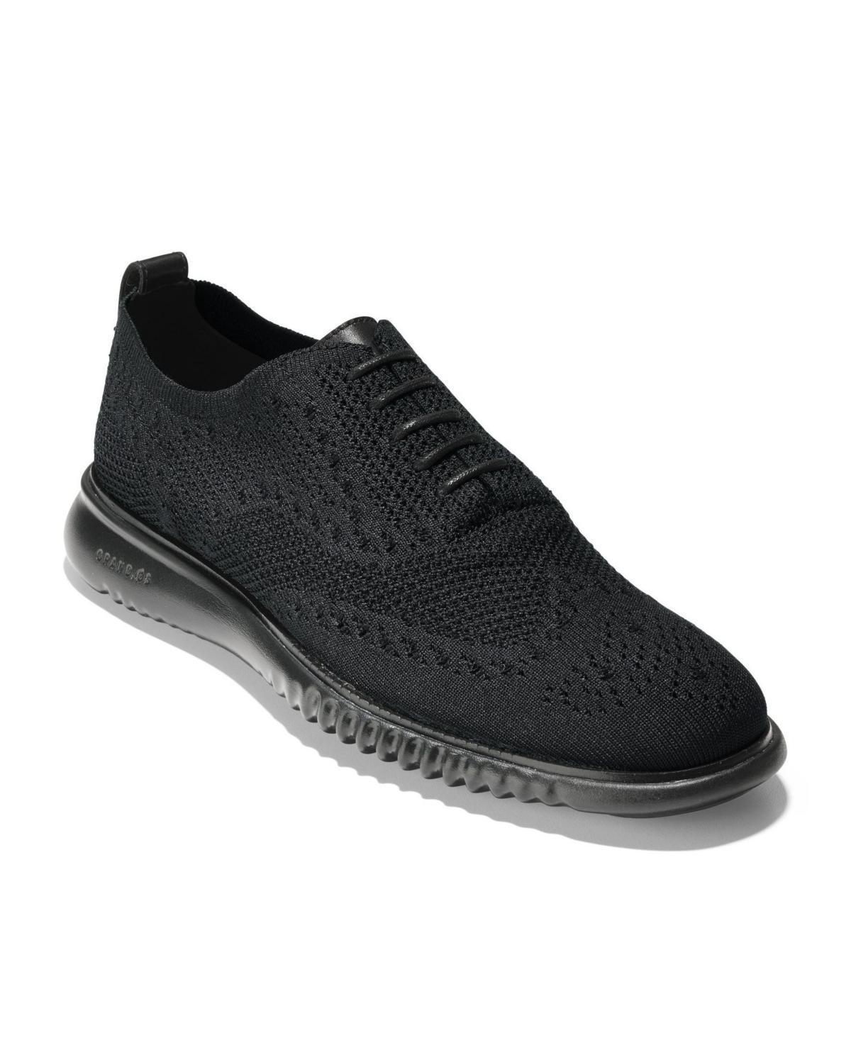 Cole Haan Mens 2.ZERGRAND Wingtip Oxford Shoes - Black Size 12 Product Image
