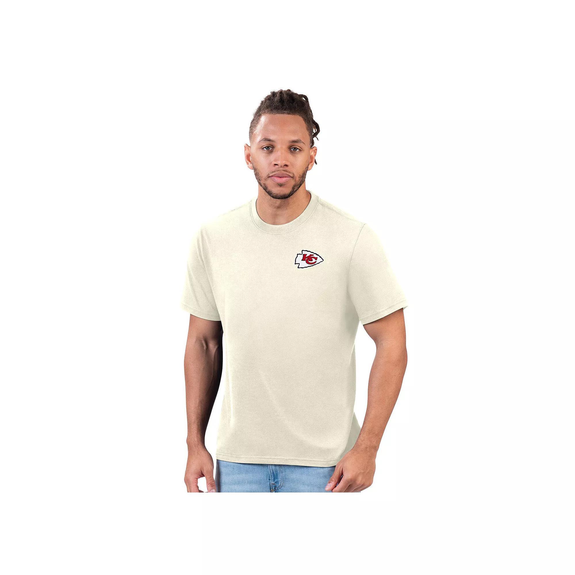 Men's Margaritaville Cream Kansas City Chiefs Wastin' Away T-Shirt, Size: XL, Beige Product Image