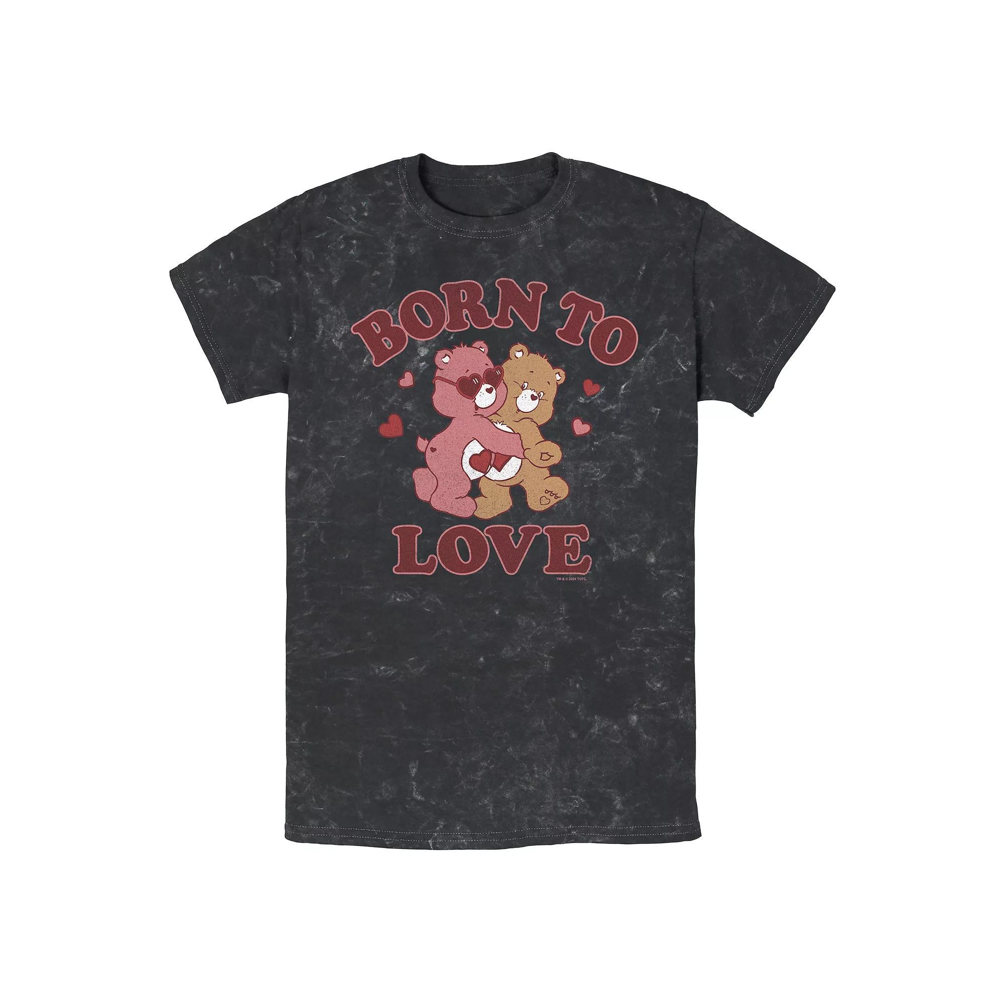 Men's Care Bears Born To Love Graphic Tee, Size: XL, Black Product Image