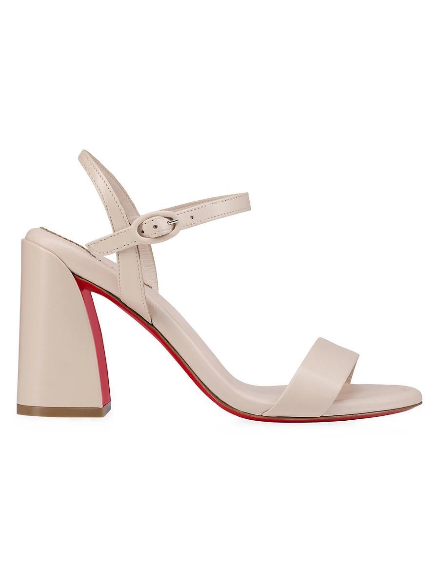 Womens Miss Jane 85MM Leather Sandals Product Image