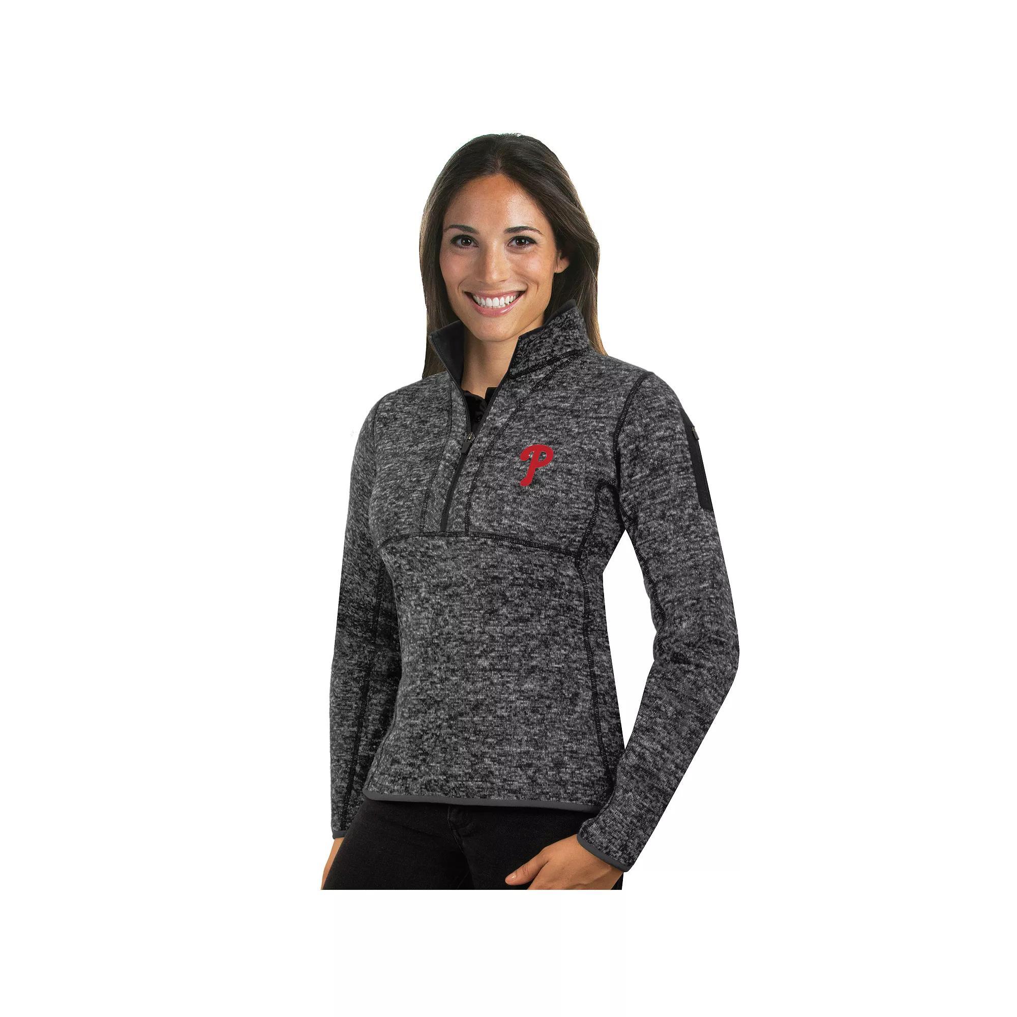 Womens Antigua New York Yankees Fortune Midweight Pullover Sweater Blue Product Image