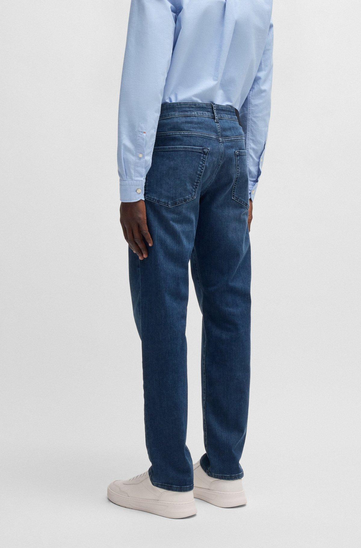 Maine regular-fit jeans in blue soft-motion denim Product Image