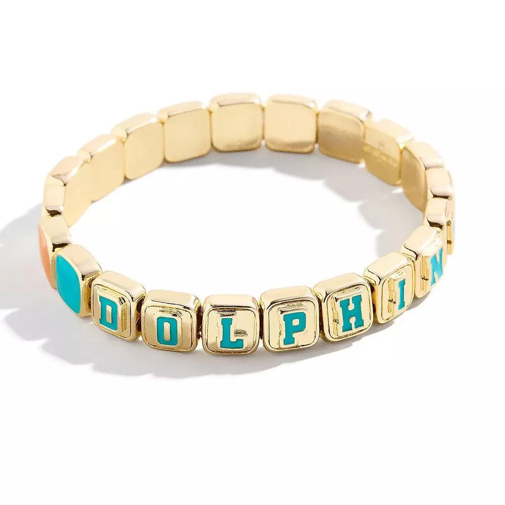 WEAR by Erin Andrews x BaubleBar Miami Dolphins Tile Bracelet, Women's, Team Product Image