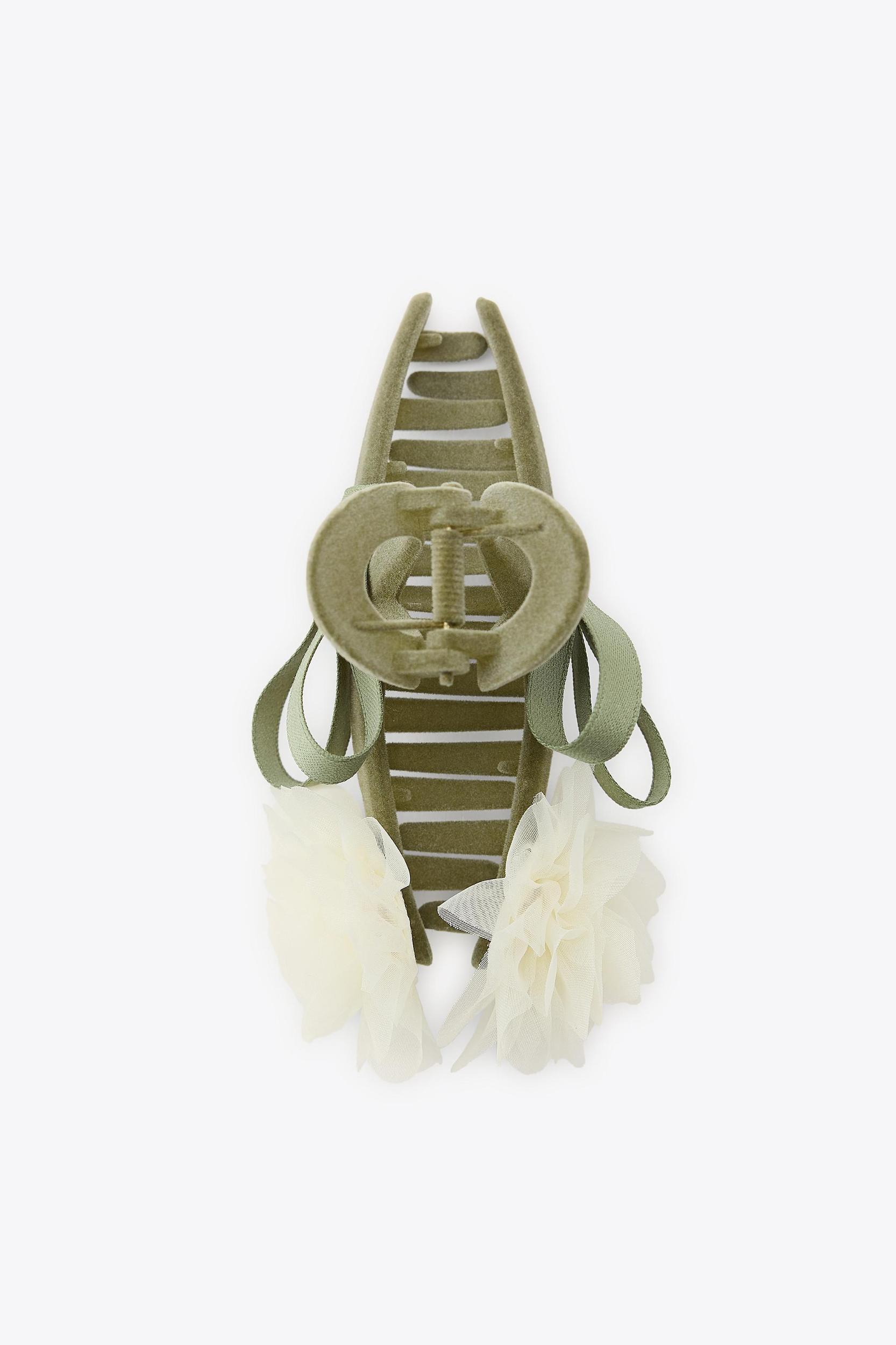 ORGANZA FLOWER HAIR CLIP Product Image