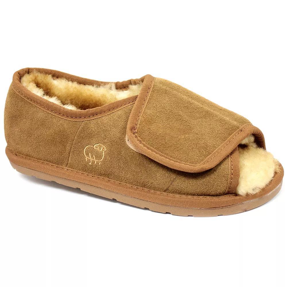 Mykos Men's Suede Wrap Slippers, Size: Medium, Brown Product Image