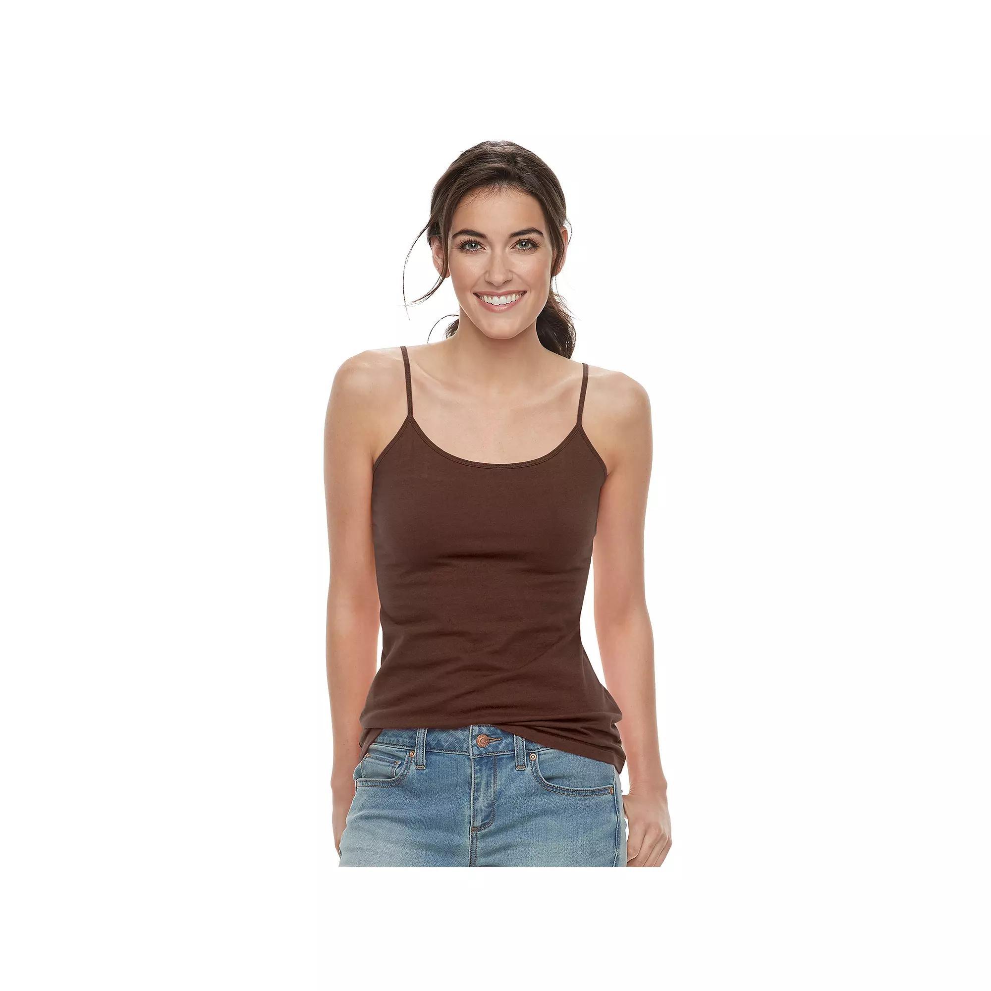 Women's Sonoma Goods For Life® Everyday Camisole, Size: XS, Rich Brown Product Image