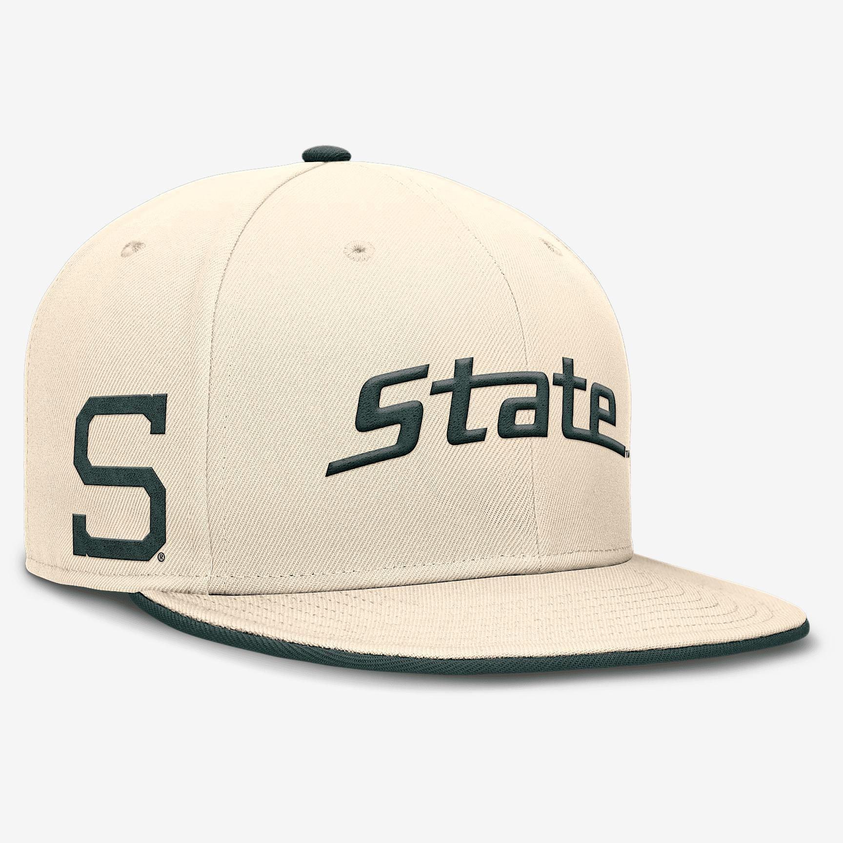 Michigan State Spartans Primetime True Nike Men's Dri-FIT College Fitted Hat Product Image