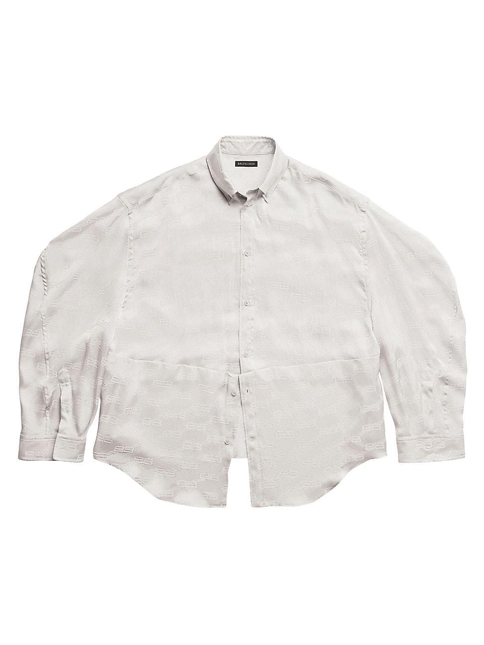 Womens BB Monogram Twisted Sleeve Shirt Product Image