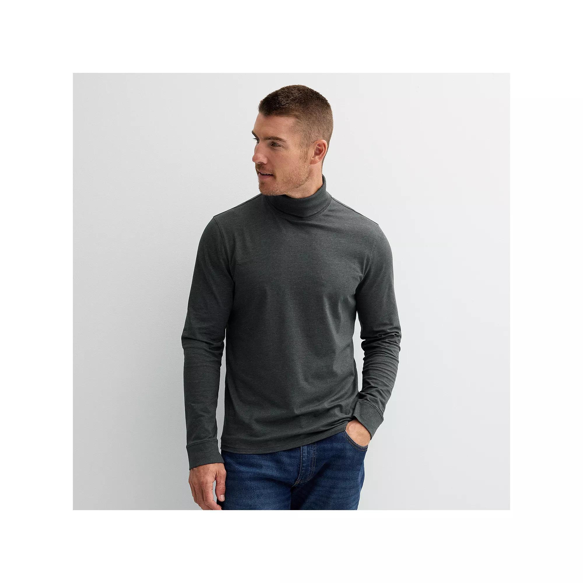 Men's Apt. 9® Turtleneck, Size: Medium, Dark Slate Grey Product Image
