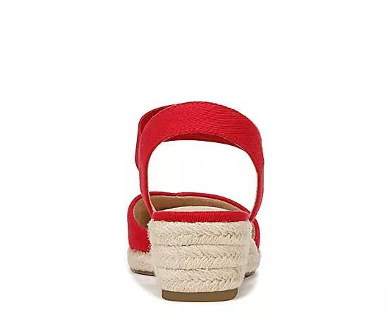 LifeStride Kimmie Women's Espadrille Wedges, Size: 8.5 Wide, Red Red Product Image