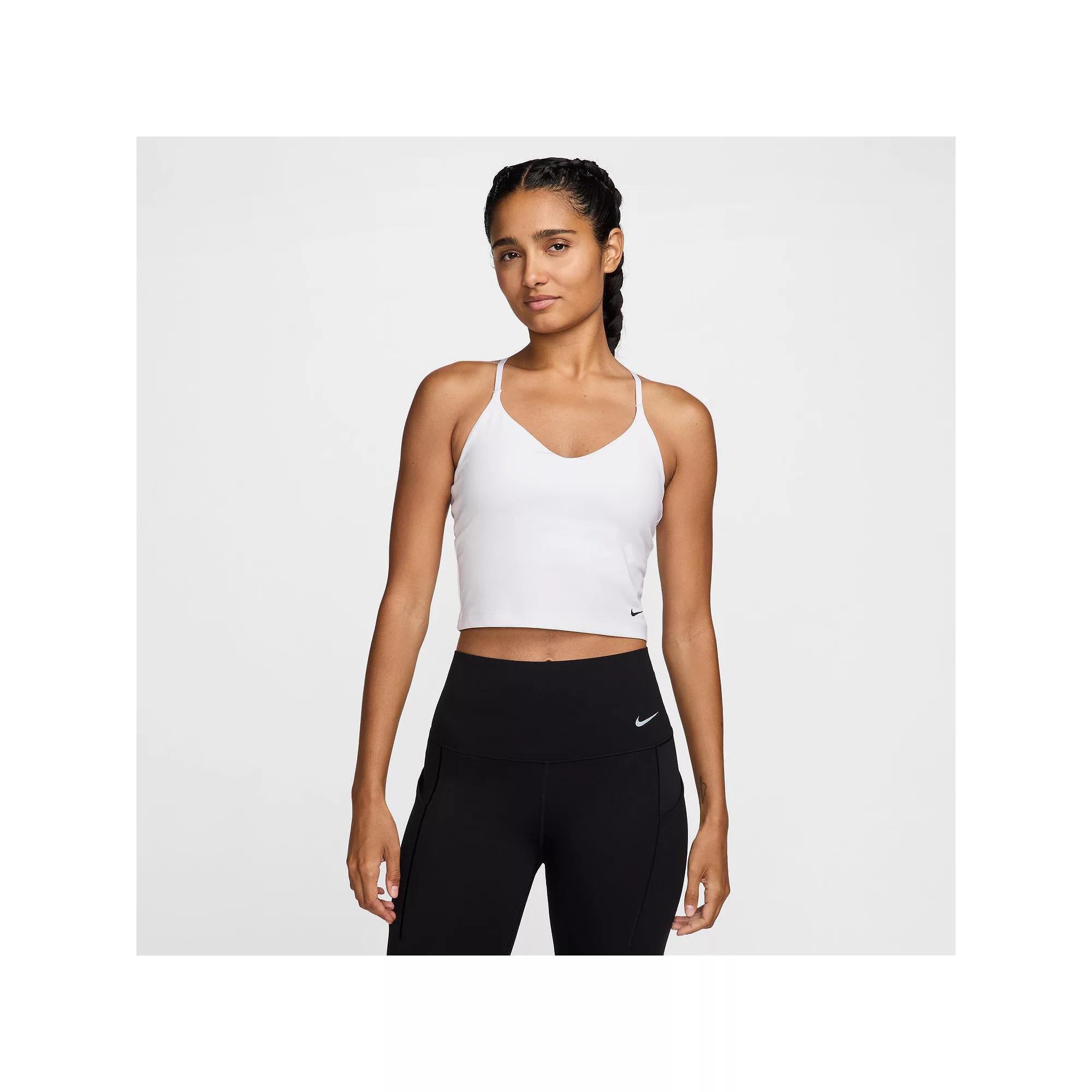 Women's Nike Indy Light Support Padded Sports Bra Tank Top, Size: XXL, White Product Image