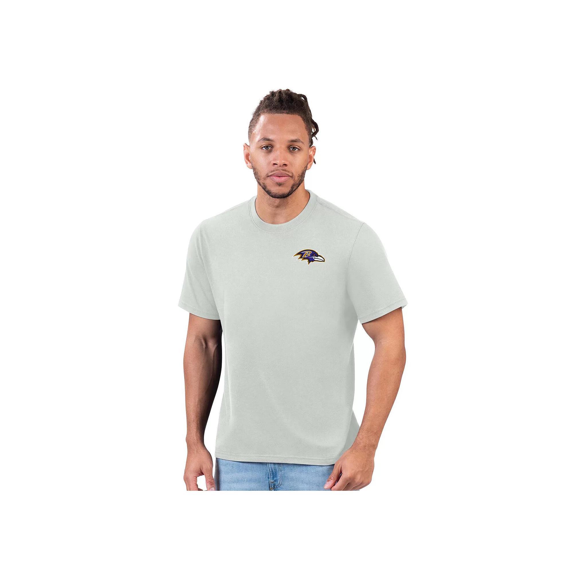 Men's Margaritaville  Pink New England Patriots Pregame T-Shirt, Size: Medium Product Image