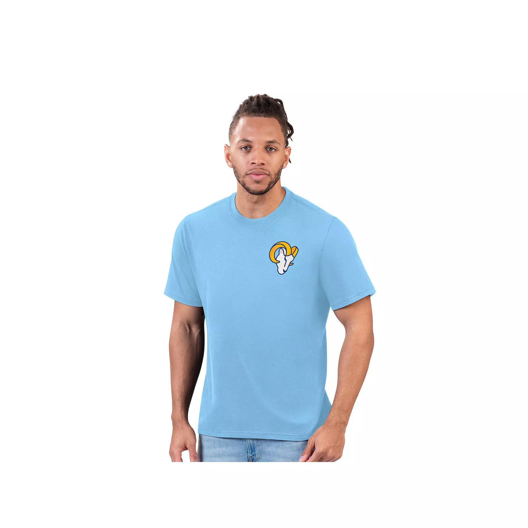 Men's Margaritaville Light Blue Carolina Panthers Time Flies T-Shirt, Size: XL Product Image