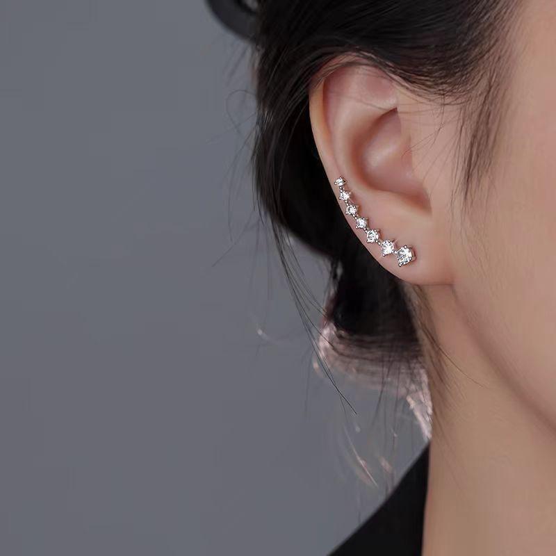 Rhinestone Crawler Earring Product Image