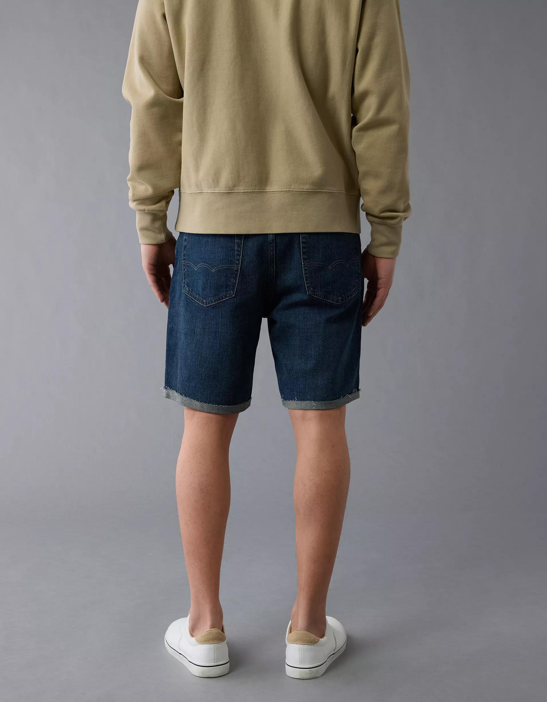AE 9" AirFlex+ +TENCEL™ Fibers Ripped Denim Short Product Image