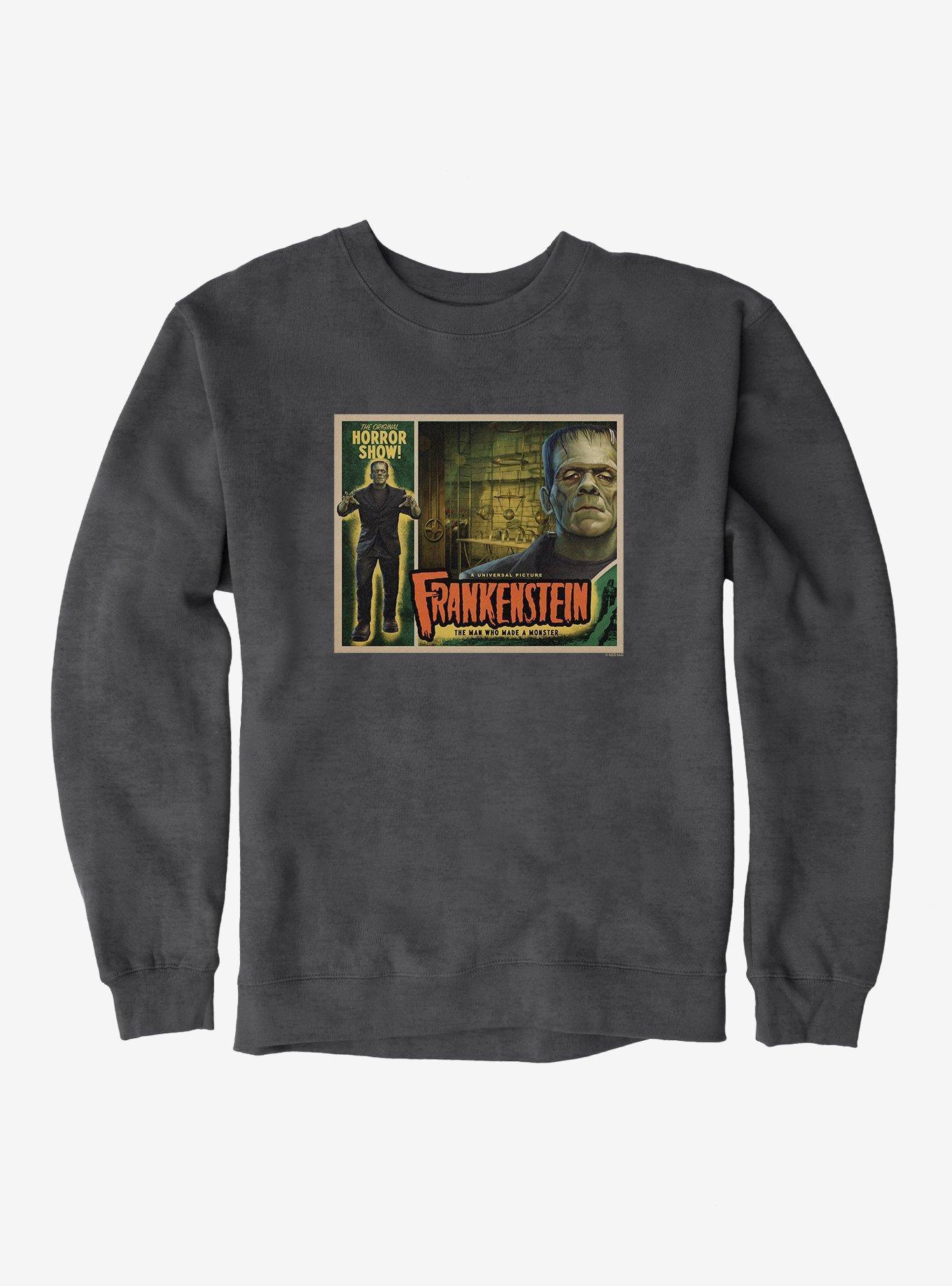 Frankenstein The Man Who Made A Monster Sweatshirt Product Image