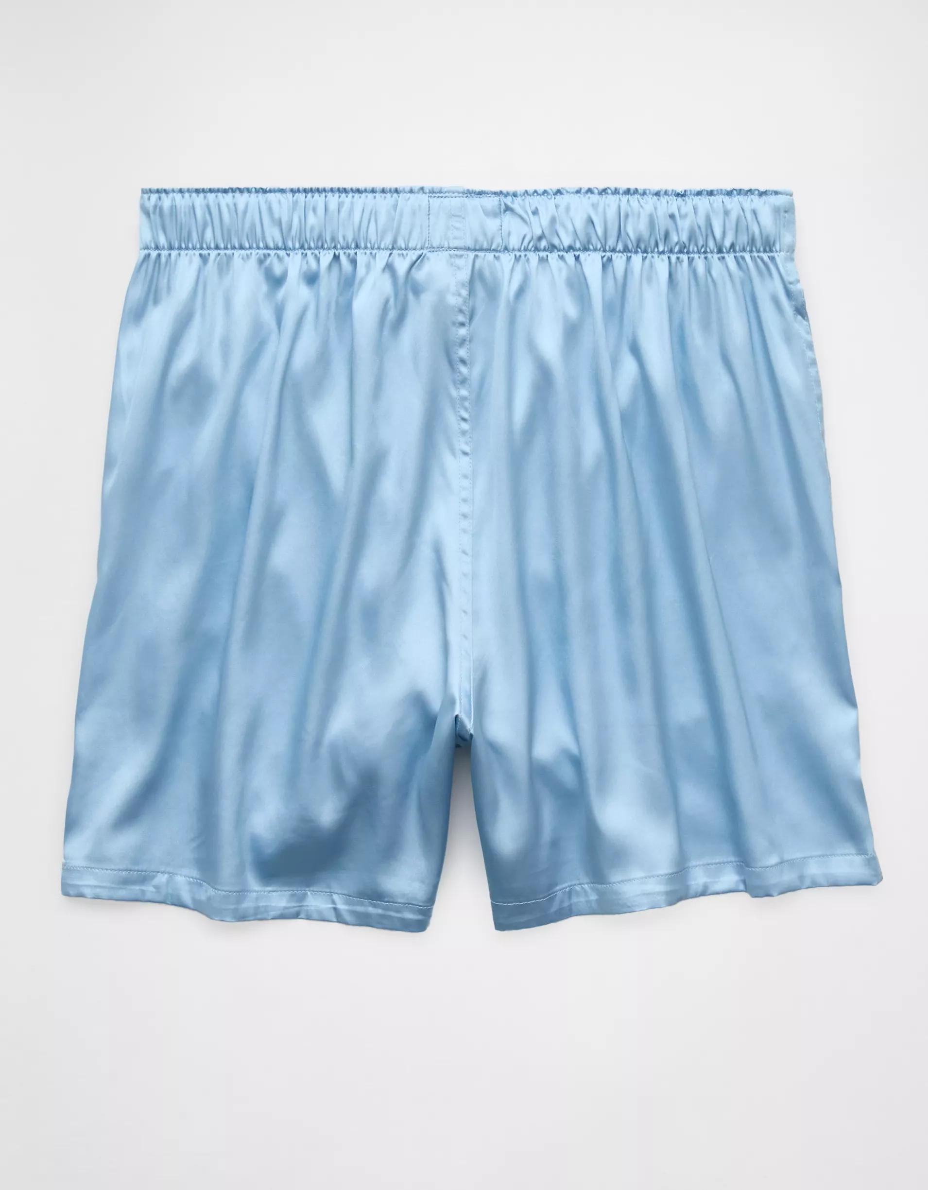 AEO Men's Solid Satin Pocket Boxer Short Product Image