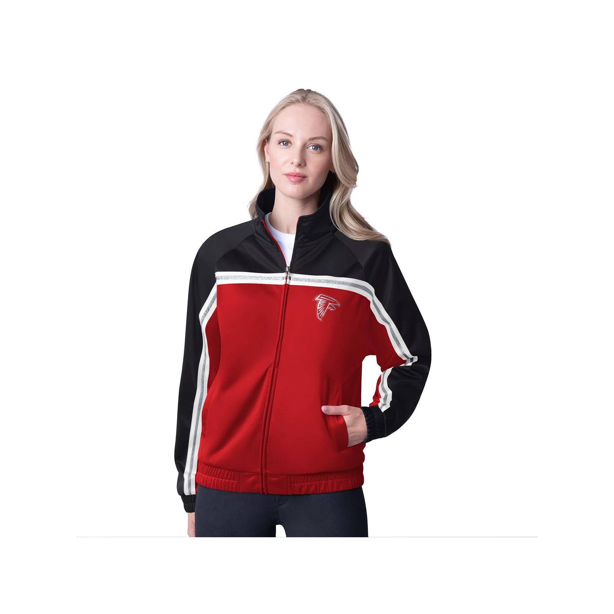 Women's G-III 4Her by Carl Banks Red Atlanta Falcons Post Game Full-Zip Track Jacket, Size: Medium Product Image