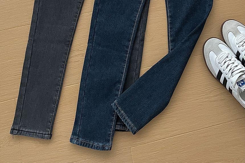 High Waist Skinny Jeans Product Image